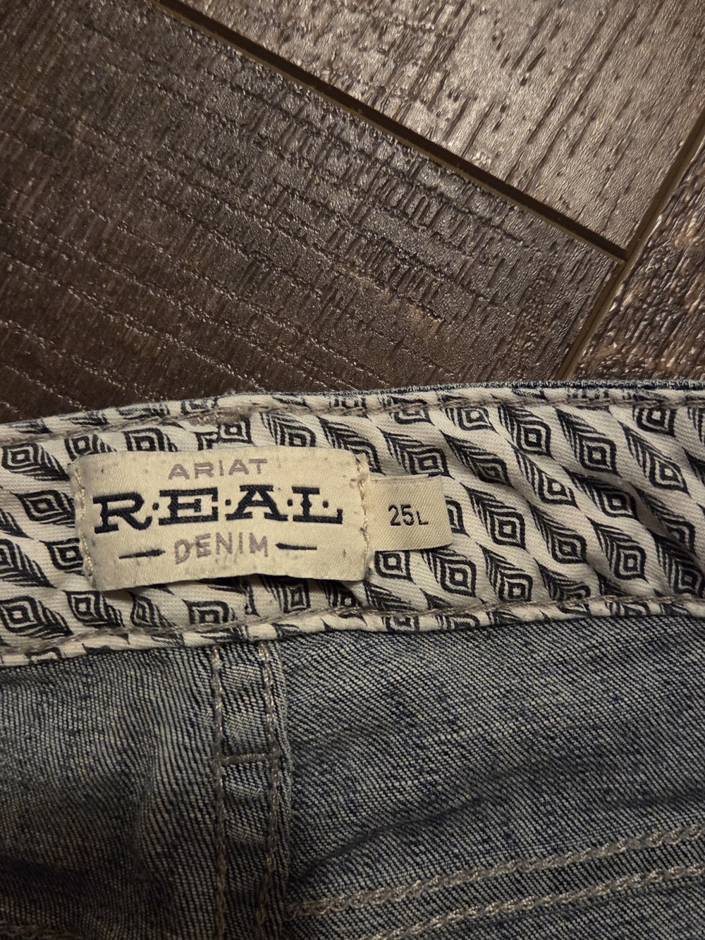 Ariat Women's High Rise Distressed Flare Jeans - Picture 4 of 5